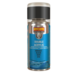 Hycote Renault Black Pearlescent Double Acrylic Spray Paint 150ml