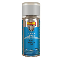 Hycote Rover Silver Leaf Metallic Double Acrylic Spray Paint 150ml