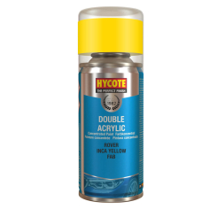 Hycote Rover Inca Yellow Double Acrylic Spray Paint 150ml