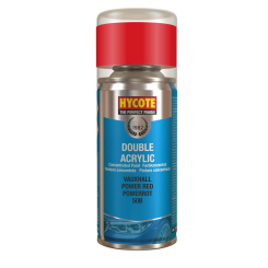 Hycote Vauxhall Power Red Double Acrylic Spray Paint 150ml