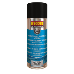 Hycote Engine Enamel Black Spray Paint 400ml