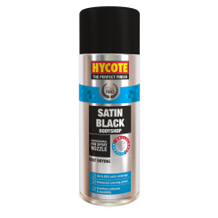 Hycote Bodyshop Satin Black Spray Paint 400ml