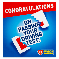 My Motor World Driving Test Greetings Card