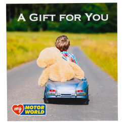 My Motor World Teddy Gift Greetings Card