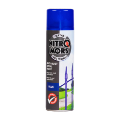 Nitromors Anti-Rust Smooth Metal Paint Blue 500ml