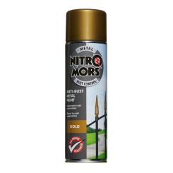 Nitromors Anti-Rust Smooth Metal Paint Gold 500ml