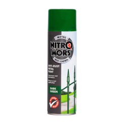 Nitromors Anti-Rust Smooth Metal Paint Dark Green 500ml