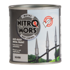 Nitromors Anti-Rust Smooth Metal Paint Silver 250ml
