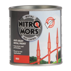 Nitromors Anti-Rust Smooth Metal Paint Red 250ml