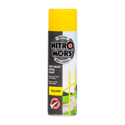 Nitromors Anti-Rust Smooth Metal Paint Yellow 500ml
