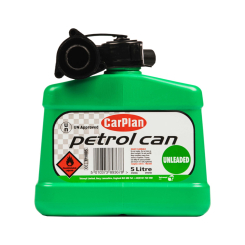 CarPlan Tetracan Unleaded Petrol Fuel Can Green 5L