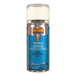 Hycote MINI Pepper White Double Acrylic Spray Paint 150ml