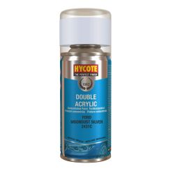 Hycote Ford Moondust Silver Metallic Double Acrylic Spray Paint 150ml
