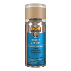 Hycote Ford Olympic Gold Metallic Double Acrylic Spray Paint 150ml