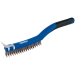 Draper 3 Row Stainless Steel Wire Scratch Brush with Scraper, 350mm