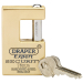 Draper Expert Draper Expert Close Shackle Solid Brass Padlock with Hardened Steel Shackle, 2 Keys, 76mm