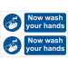 Draper Wash Your Hands' Mandatory Sign (Pack of 2)