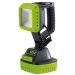 Draper COB LED Rechargeable Worklight, 10W, 1,000 Lumens, Green, 4 x 2.2Ah Batteries