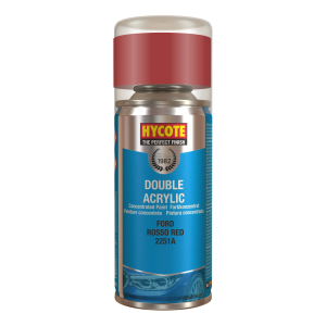Hycote Ford Rosso Red Double Acrylic Spray Paint 150ml