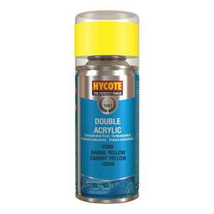 Hycote Ford Signal Yellow Double Acrylic Spray Paint 150ml