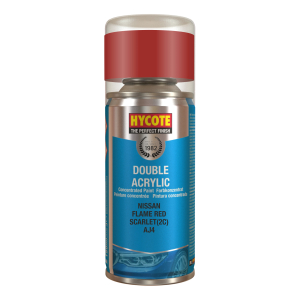 Hycote Nissan Flame Red AJ4 Double Acrylic Spray Paint 150ml