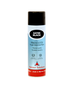 Pro-Cote Satin Black Spray Paint 500ml