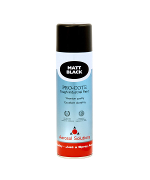 Pro-Cote Matt Black Spray Paint 500ml