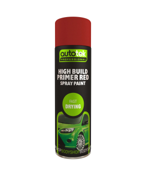 Autotek High Build Primer Red Spray Paint 500ml