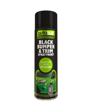 Autotek Black Bumper & Trim Spray Paint 500ml