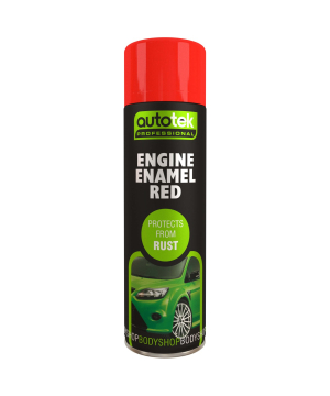 Autotek Engine Enamel Red Heat Resistant Spray Paint 500ml