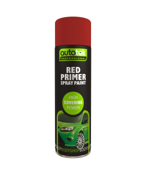 Autotek Red Primer Spray Paint 500ml