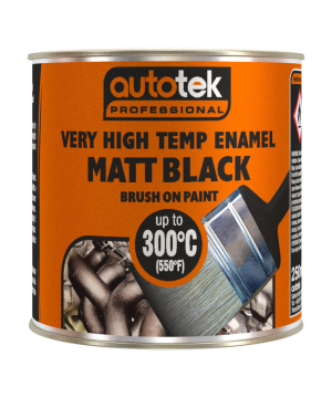 Autotek Brush-On VHT Black High Temperature Paint 250ml