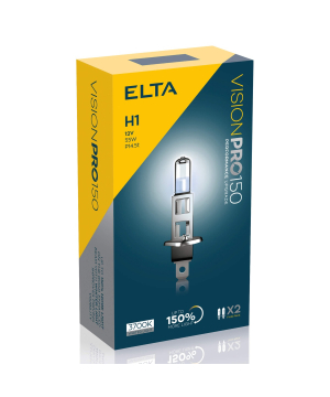 ELTA VisionPRO H1 150% 12V 55W Performance Upgrade Bulb (Twin Pack)