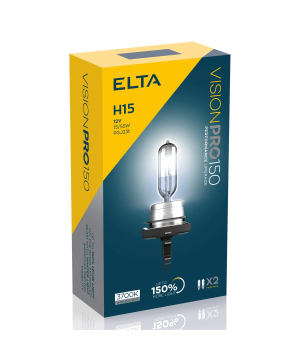 ELTA VisionPRO H15 150% 12V 55W Performance Upgrade Bulb (Twin Pack)