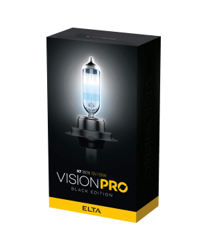 ELTA VisionPRO H7 180% 12V 55W Black Edition Upgrade Bulb (Twin Pack)