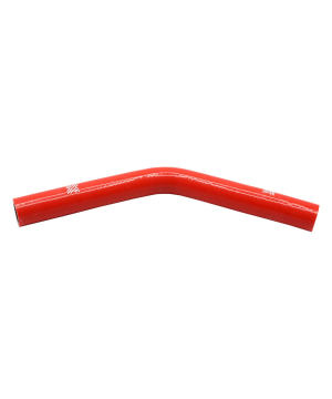 Pipercross Silicone Hose - 45° Elbow, 19mm Bore, 4-Ply, 152mm Legs - Red