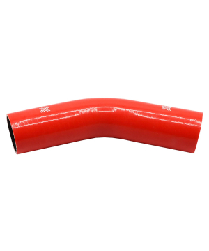 Pipercross Silicone Hose - 45° Elbow, 50.8mm Bore, 4-Ply, 152mm Legs - Red