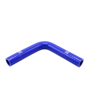 Pipercross Silicone Hose - 90° Elbow, 19mm Bore, 4-Ply, 152mm Legs - Blue