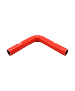 Pipercross Silicone Hose - 90° Elbow, 19mm Bore, 4-Ply, 152mm Legs - Red
