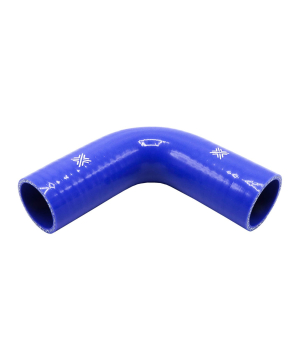 Pipercross Silicone Hose - 90° Elbow, 50.8mm Bore, 4-Ply, 152mm Legs - Blue