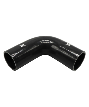 Pipercross Silicone Hose - 90° Elbow, 61mm Bore, 4-Ply, 152mm Legs - Black