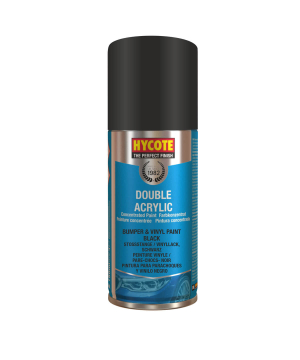 Hycote Bumper & Vinyl Black Double Acrylic Spray Paint 150ml