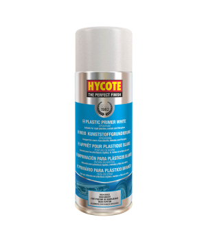 Hycote White Plastic Primer Spray Paint 400ml