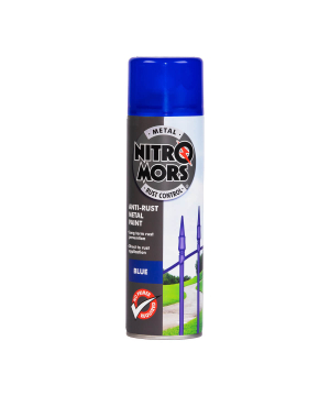 Nitromors Anti-Rust Smooth Metal Paint Blue 500ml