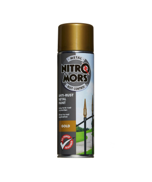 Nitromors Anti-Rust Smooth Metal Paint Gold 500ml