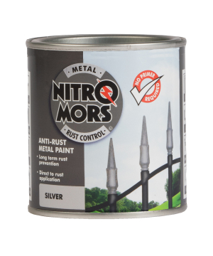 Nitromors Anti-Rust Smooth Metal Paint Silver 250ml