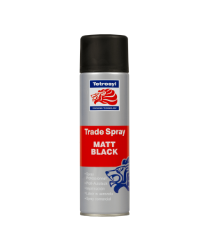 Tetrosyl Trade Spray Matt Black 500ml