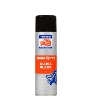 Tetrosyl Trade Spray Gloss Black 500ml