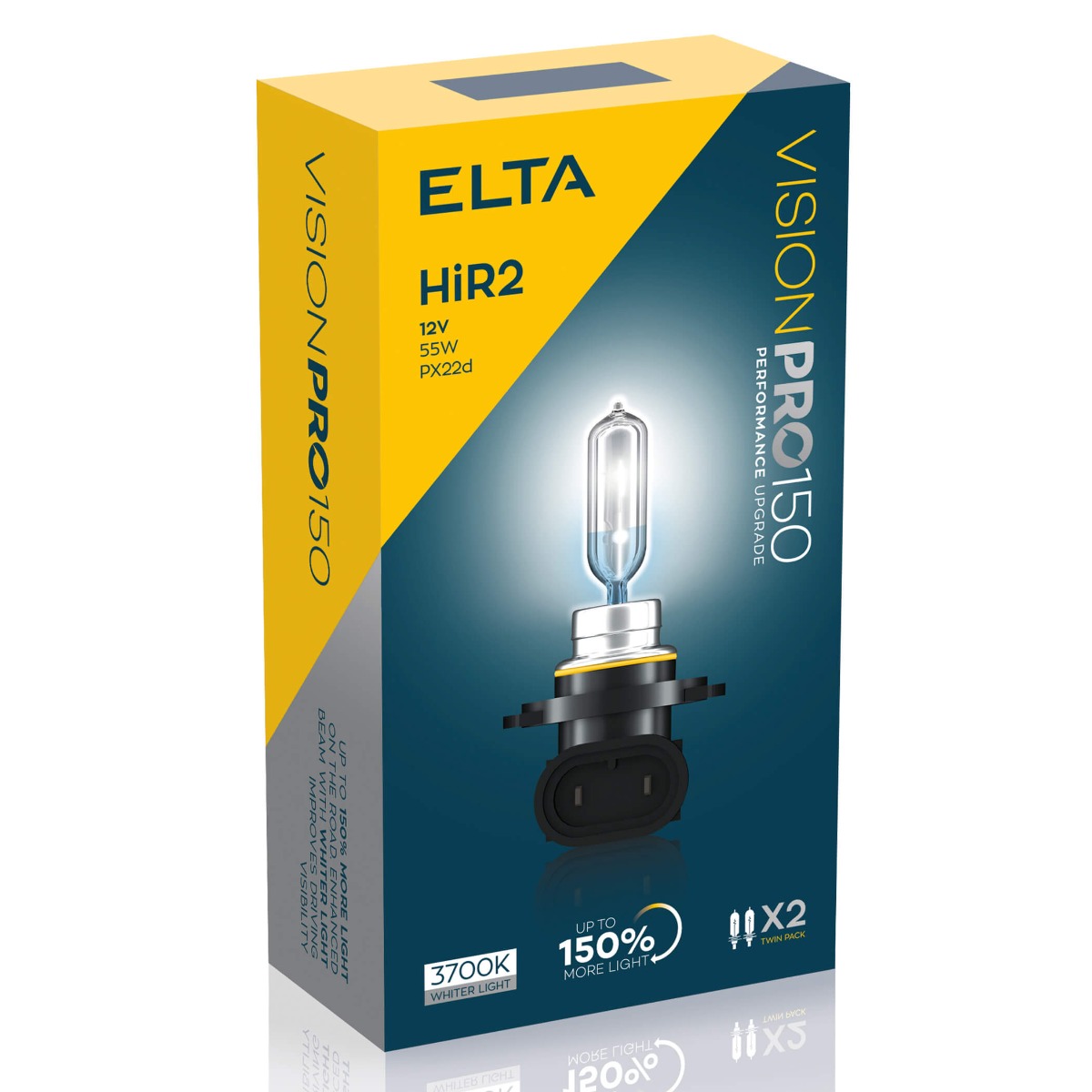 Hir2 Lampe Bulbs 12v 12 Volt 55 Watt E-certified Hir 2 Lamp Bulb