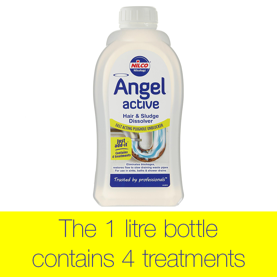 The 1 litre bottle contains 4 treatments